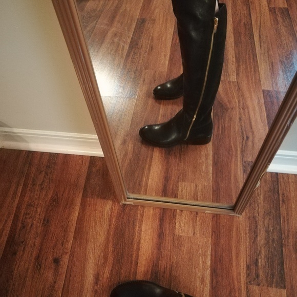 Michael KORS BERKLEY RIDING ANKLE LEATHER BOOTS 5.5 5.5M - Picture 4 of 8